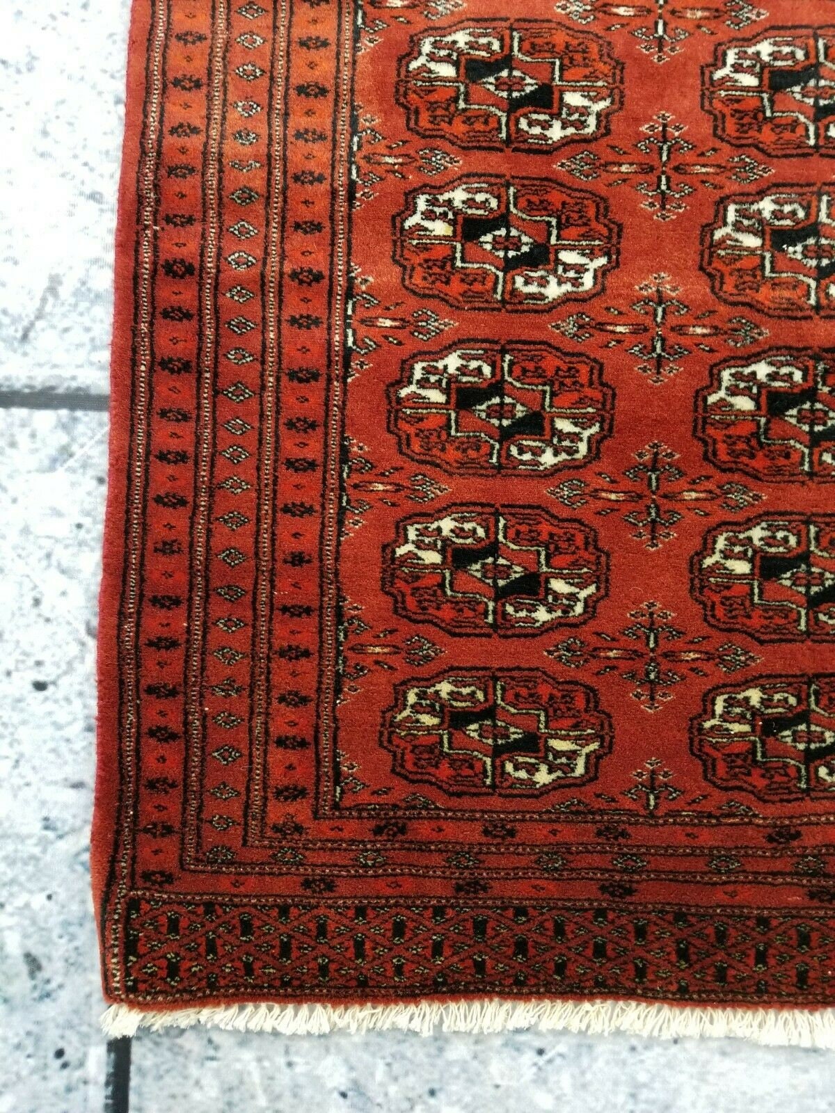 Vintage Hand Made Traditional Oriental Red Wool Rug Runner Etsy