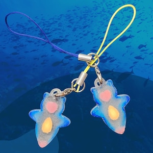 Colgante para teléfono con forma de nudibranquio y ángel marino