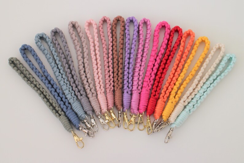 Macrame Wristlet Lanyard Camera Strap Camera Wristlet Lanyard Keychain Small Gift Macrame Strap Cheap Favor \u0130dea Bulk Giveaway