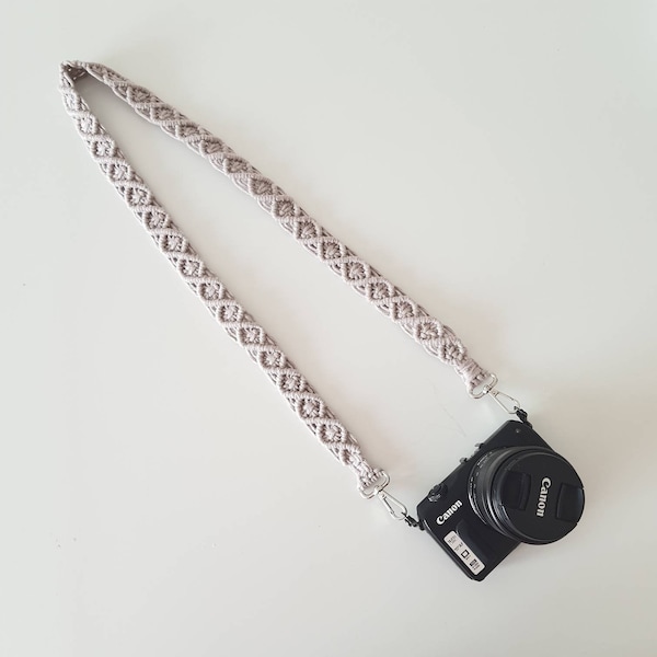 Macrame Camera Strap/ Macrame Bag Strap / Boho Macrame Accessories/Bohemian Gift / Camera Strap/Photographer Gift/ Kameragurt /Bandoulières