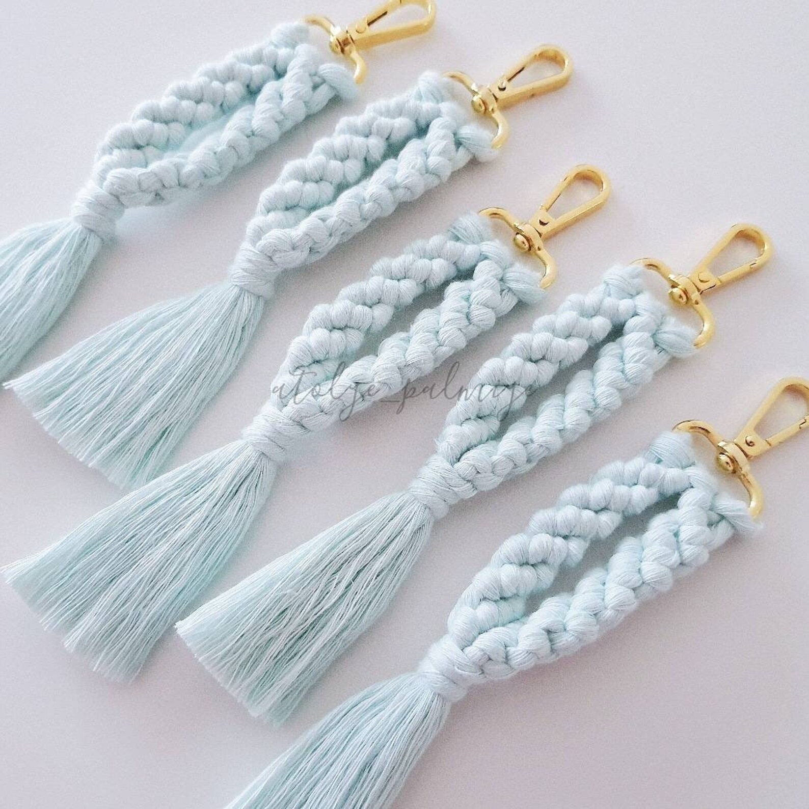 Bulk Macrame Keychain/Wedding Favor for guests in bulk / Etsy