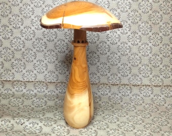 Yew. Fragrance diffuser. Beautiful decorative mushroom to scent made of yew wood.