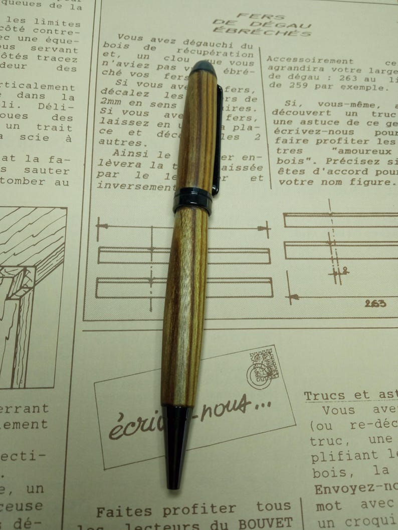 Sumac. Unique Piece. Beautiful Customizable Wooden Ballpoint Pens. Etsy