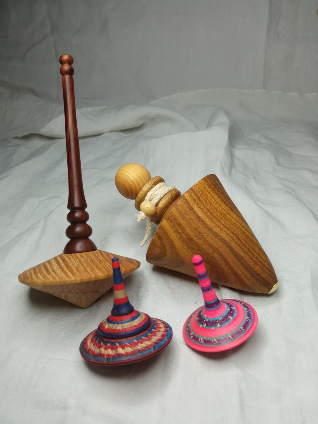 Spinning Top Collection. String Spinning Top, Large Friction Spinning ...