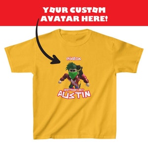 Roblox Personalized Gift Birthday Shirts Oof Etsy - teenage mutant ninja turtles roblox cloths