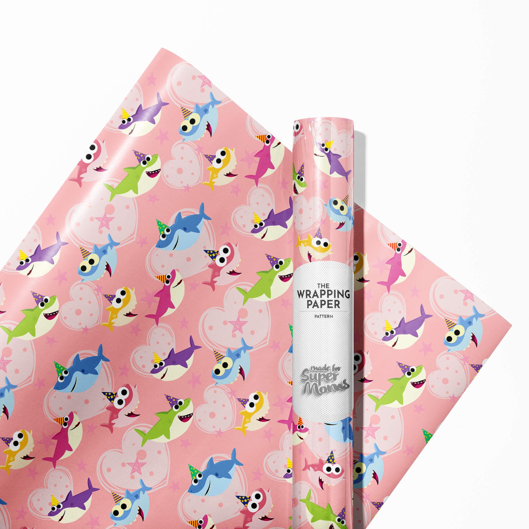 Baby Shark Wrapping Paper Etsy