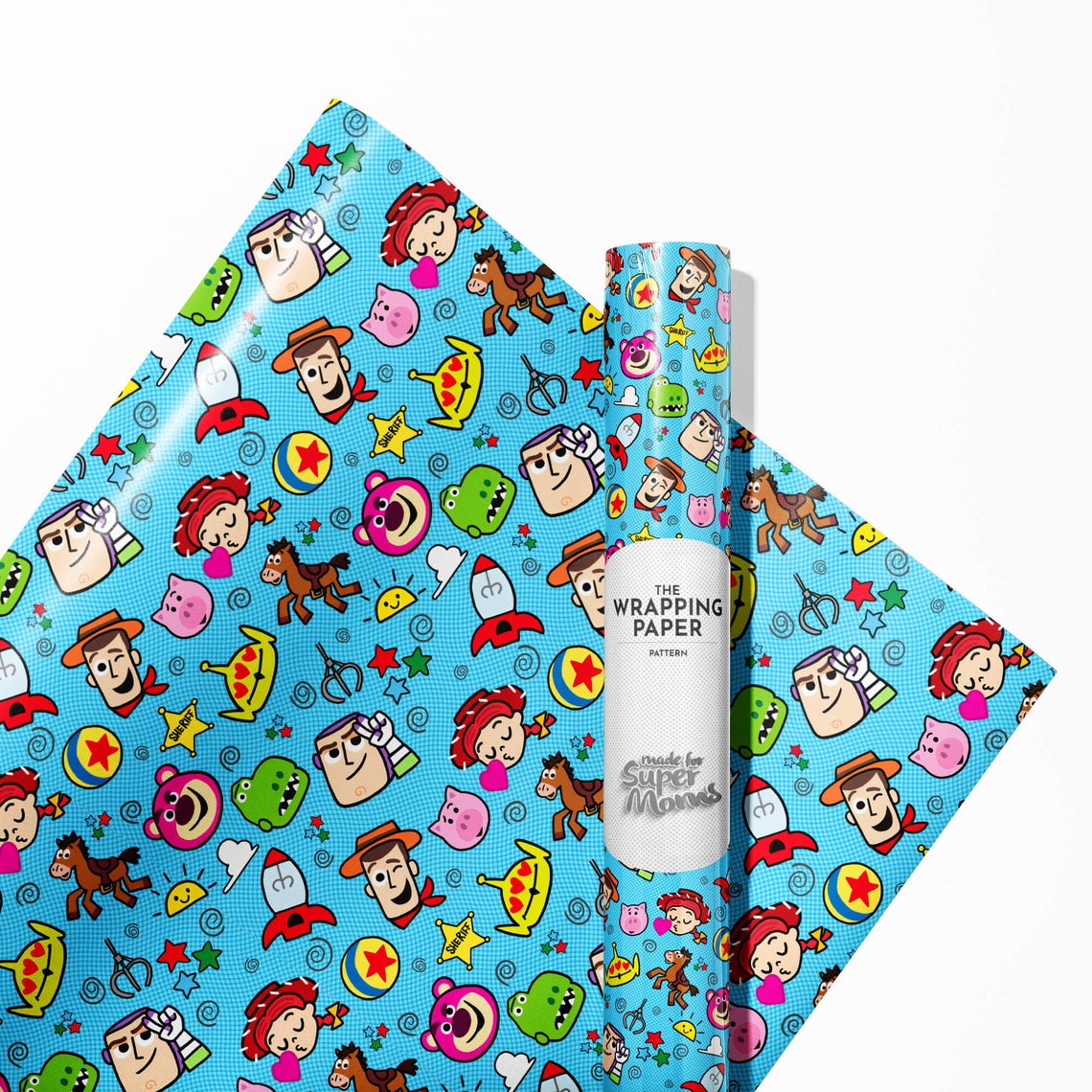 Toy Story Wrapping Paper Etsy