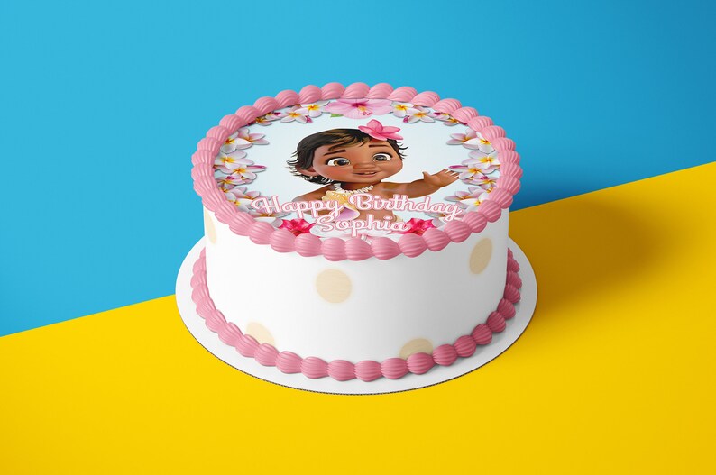 Moana Cake Topper Image Personalized And Printable Etsy Moana Cake Topper Image Personalized And Printable Etsy