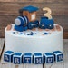 Edible Train Cake Topper With Carriageway [ Birthday Sugar Cake Topper ...