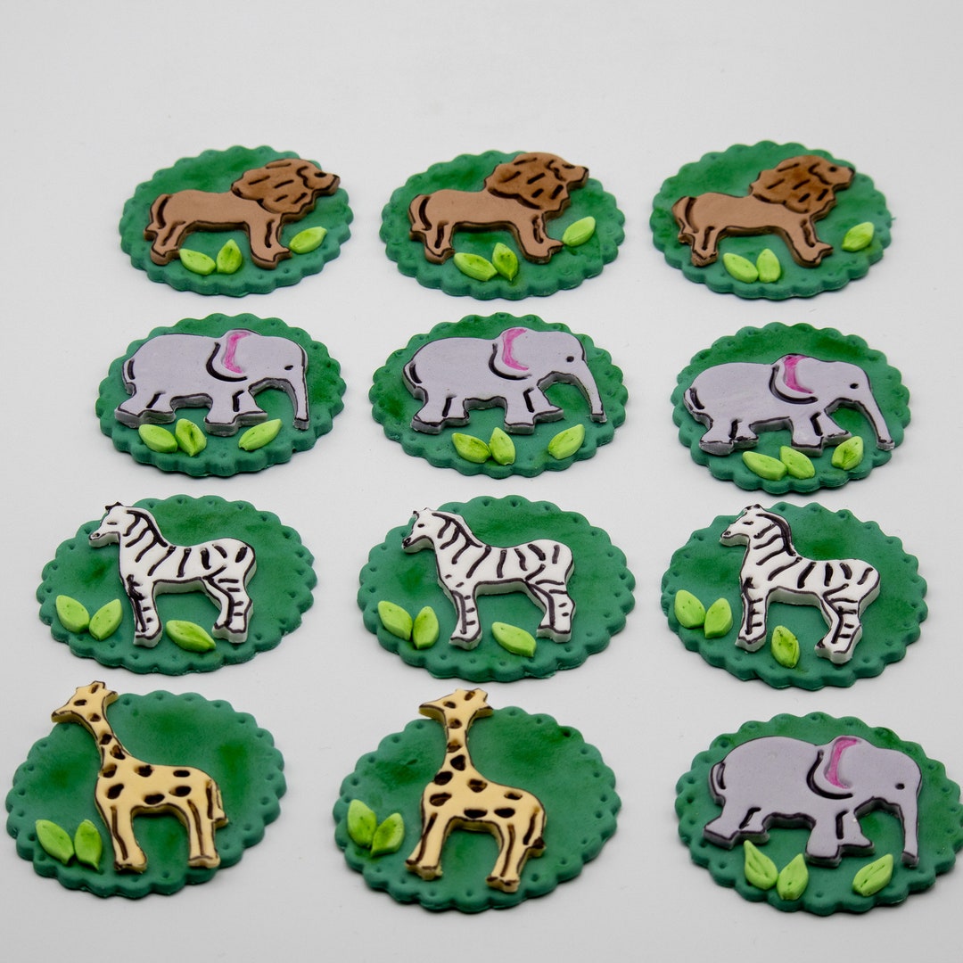 Farm Animal Cupcake Toppers for a Fun and Festive Dessert Display Etsy