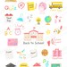 School Printable Stickers for Planner, Bulletjournal, Scheduler ...