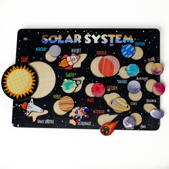 3D DIY Solar System Model Kit Science Project Kids Educations Toy Birthday  Gift