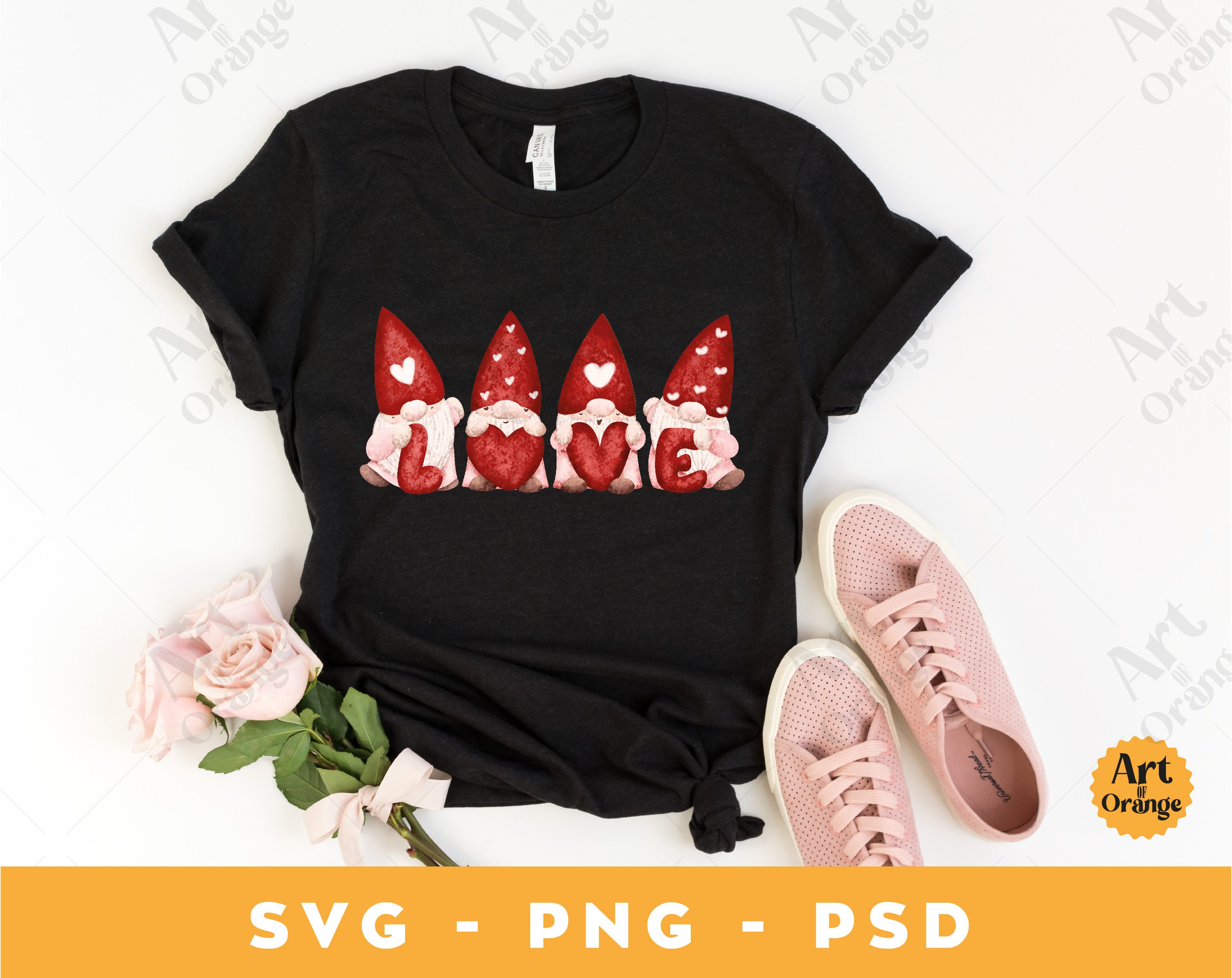 Valentine Gnome Svg, Gnomes Svg, Valentine Day Svg Bundle, Love Svg ...