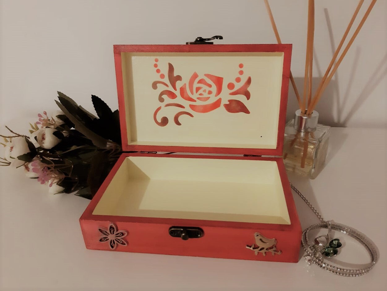 DECOUPAGE WOOD BOX Etsy