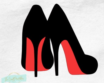 red bottoms platform heels