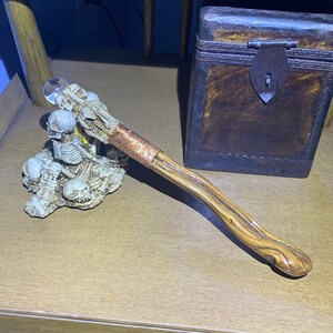 Hand Crafted Magic Wand with Natural Wood Handle