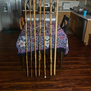 Bamboo Hiking/Walking Sticks at various lengths
