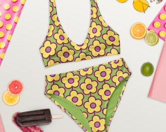 70s flower bikini Clearance