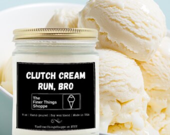 Clutch Cream Run Vanilla Candle, The Office Inspired Merch for Fans, Michael's Nephew Ice Cream, Nepotism Episode