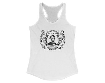 If You're A Racist, I Will Attack You With the North - Racerback Tank