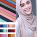 Plain Bubble Chiffon Hijab Shawl Wrap Head Scarf Beach Wrap Sarong Cover Up for Women 