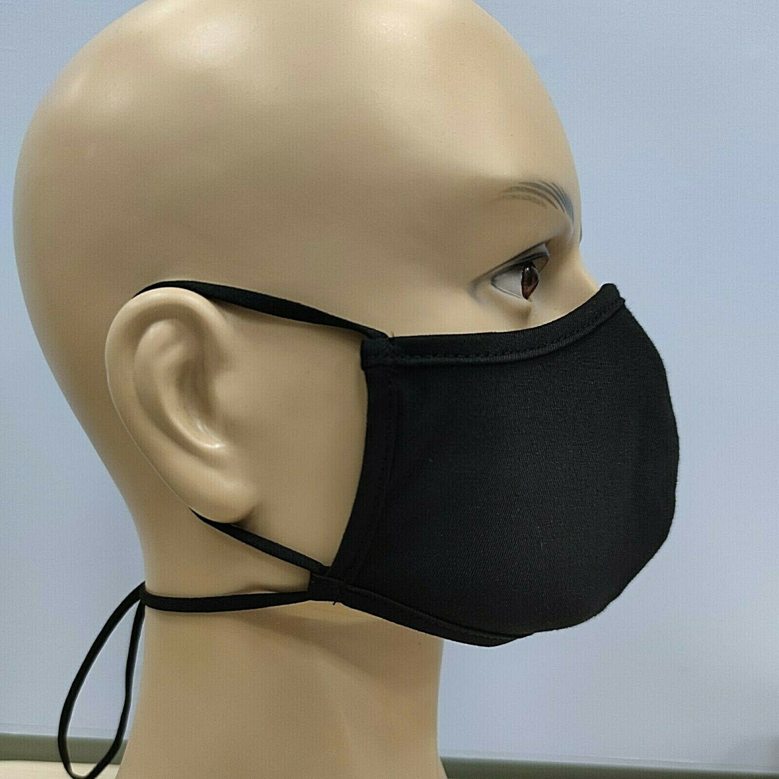 Beautiful Black Face Mask Adjustable and Breathable Ear Etsy