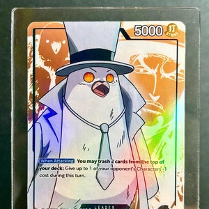 Rob Lucci OP07- Benutzerdefinierte Anführerkarte OPTCG