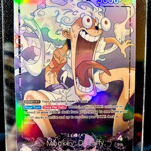 Black Purple Luffy OP09 - Carta de Líder Personalizada OPTCG