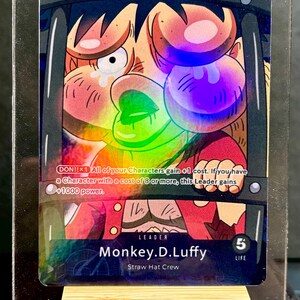 Ruffy (ST-14, ST-13, OP05) - Custom Anführer Karte OPTCG