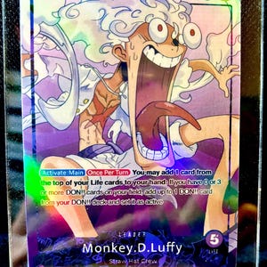 Purple Ruffy OP05- Anführer Anführer Karte OPTCG
