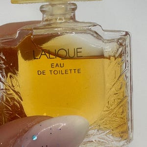 Lalique EDT Mini Splash 4.5ml Full Made in France Vintage Perfume Rare