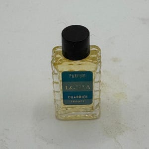Rare Charrier Lotia Mini Perfume – 3ml Bottle – Vintage French Fragrance – Full & Unused – Collectible Tiny Perfume – No Box