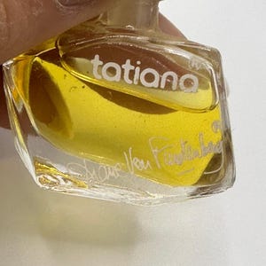 Vintage Tatiana by Diane von Furstenberg Perfume Mini – 4ml Splash | White Floral EDT | Romantic 70s Fragrance