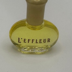 Vintage L’Effleur by Coty Perfume Mini – 1/8 oz Splash | Light Floral Powdery Scent | Rare Feminine Vintage Fragrance