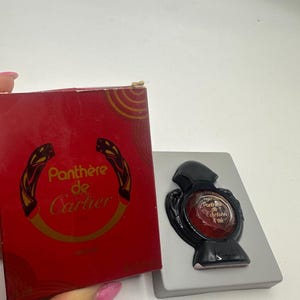 Vintage Panthere de Cartier Perfume Mini 4ml 0.13oz New in Opened Box NOS