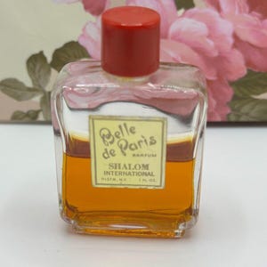 Rare Belle De Paris Perfume – 1 fl oz Vintage Bottle – 50% Full – Shalom International – Discontinued French Scent – Collectible
