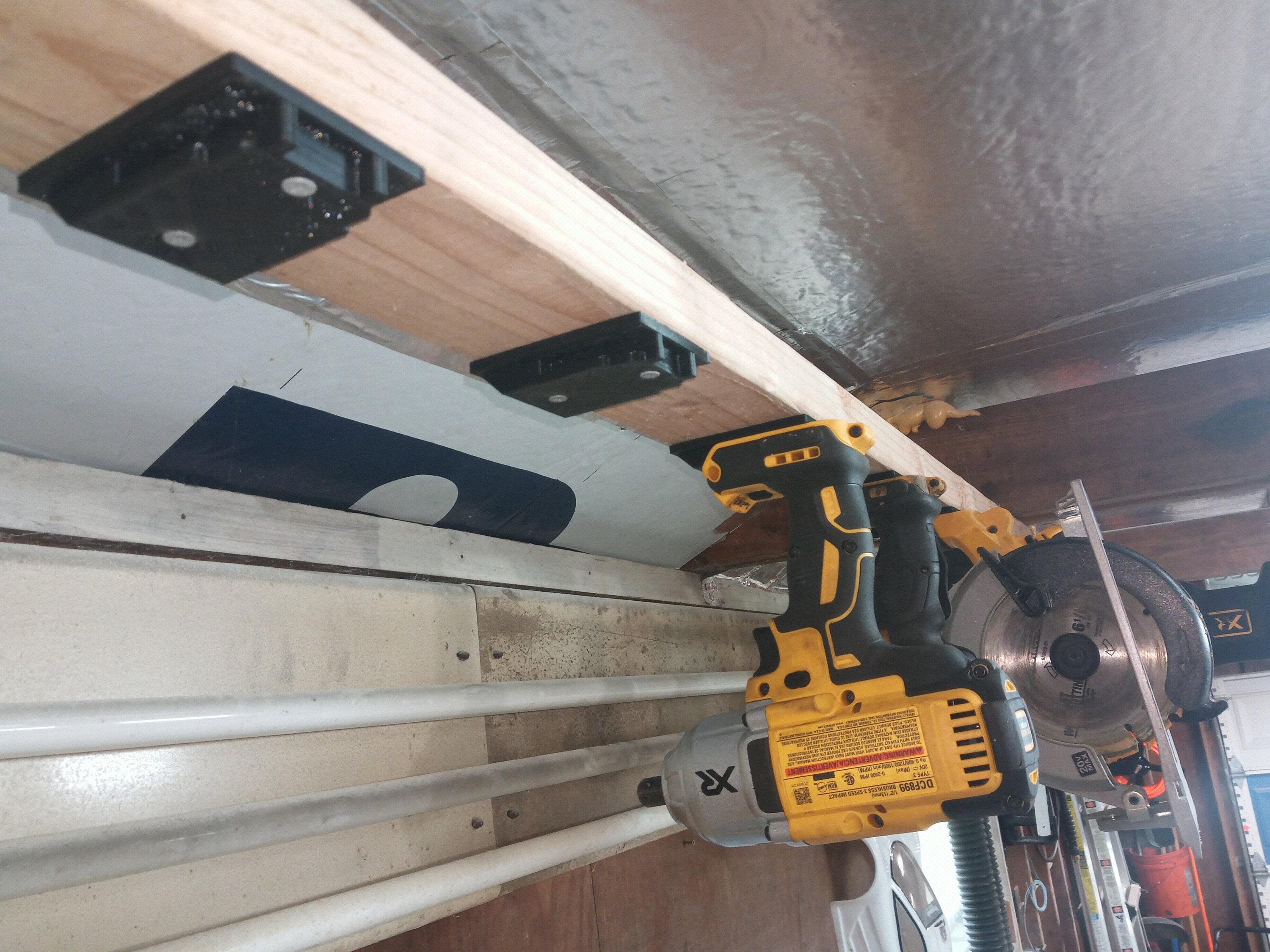 DeWalt 20V Wall & Under-Shelf Battery & Tool Holder Mount COMBO – Organize Your Power Tools