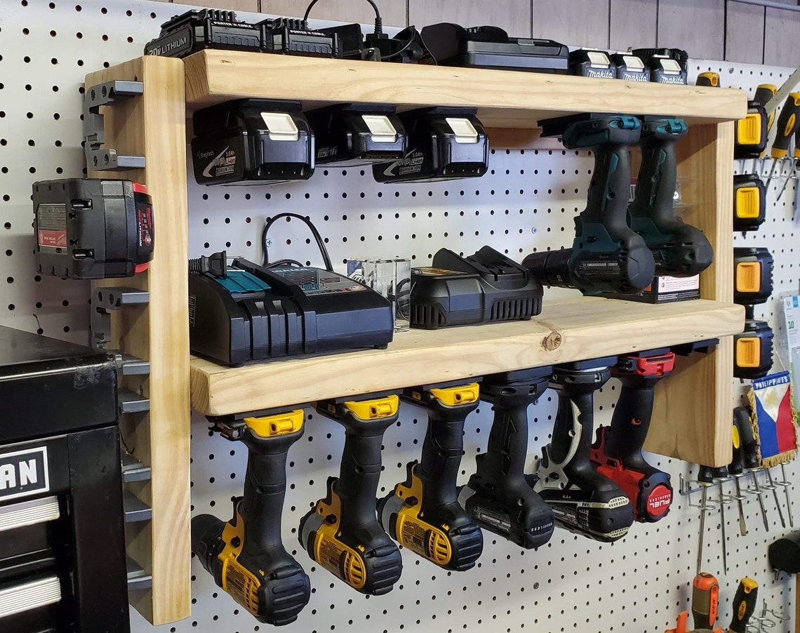 10x Combo Dewalt 20v Tool and Battery Holders Etsy