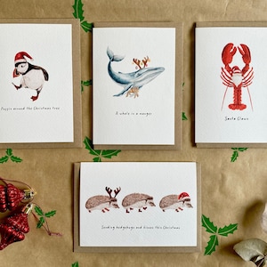 Christmas Cards pack of 8, Original Funny Cards, Pun Cards, Festive Cards, Xmas Cards image 1