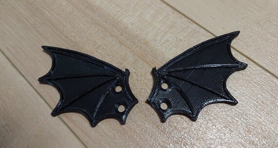 Bat Wings for Boots STURDY AND FLEXIBLE Shoelaces 3D Printed