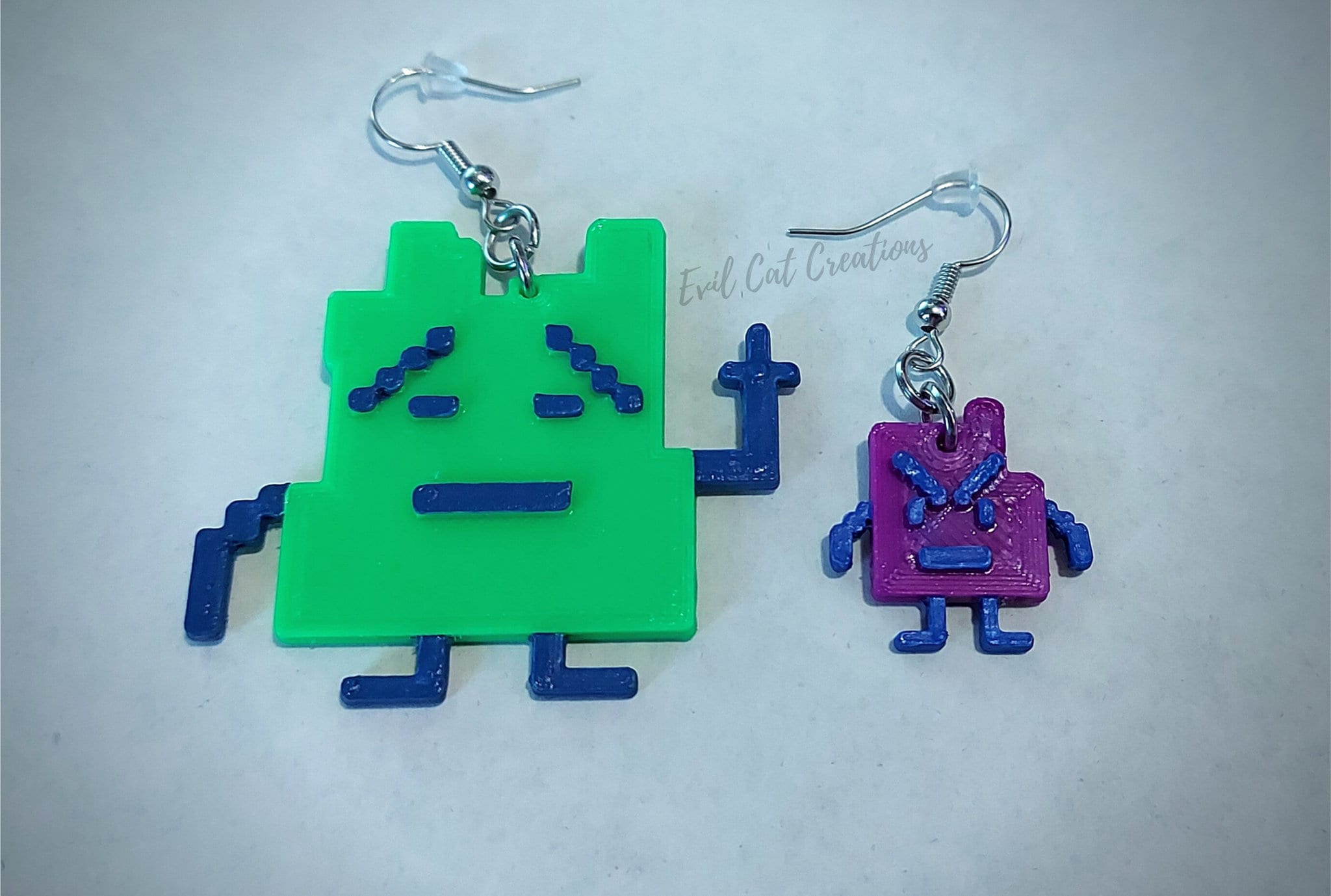 Mooninite Earring Set Aqua Teen Hunger Force Ignignokt Err - Etsy