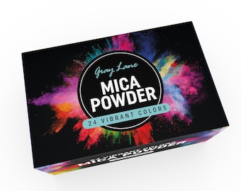 Mica Powder Set by Gray Lane - 24 Vibrant Colors