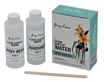 Gray Lane Clear Acrylic Water for Floral Arrangements