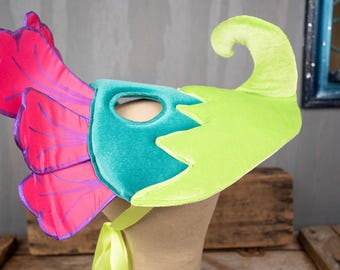 Fuschiania - Flower Fairy hat for Miniature Horse