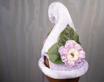 Dusky Bloom - Gnome Hat for Miniature Horse