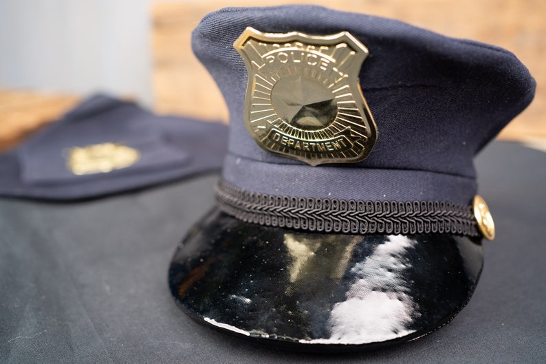 The Fuzz Policeman's Costume for Mini Horse with Classic Hat and Badged Jacket image 2