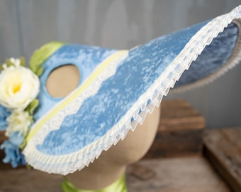 Victorian Sky - Bonnet and Tail Fascinator for Mini Horse