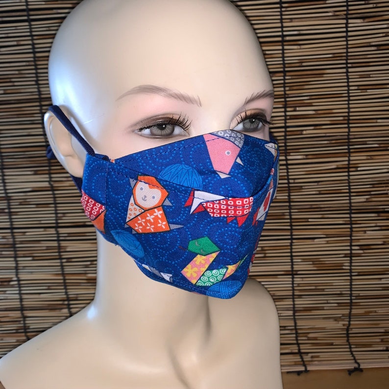 3-D Origami Face Mask - Etsy