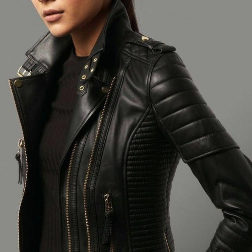 genuine biker leather jacket