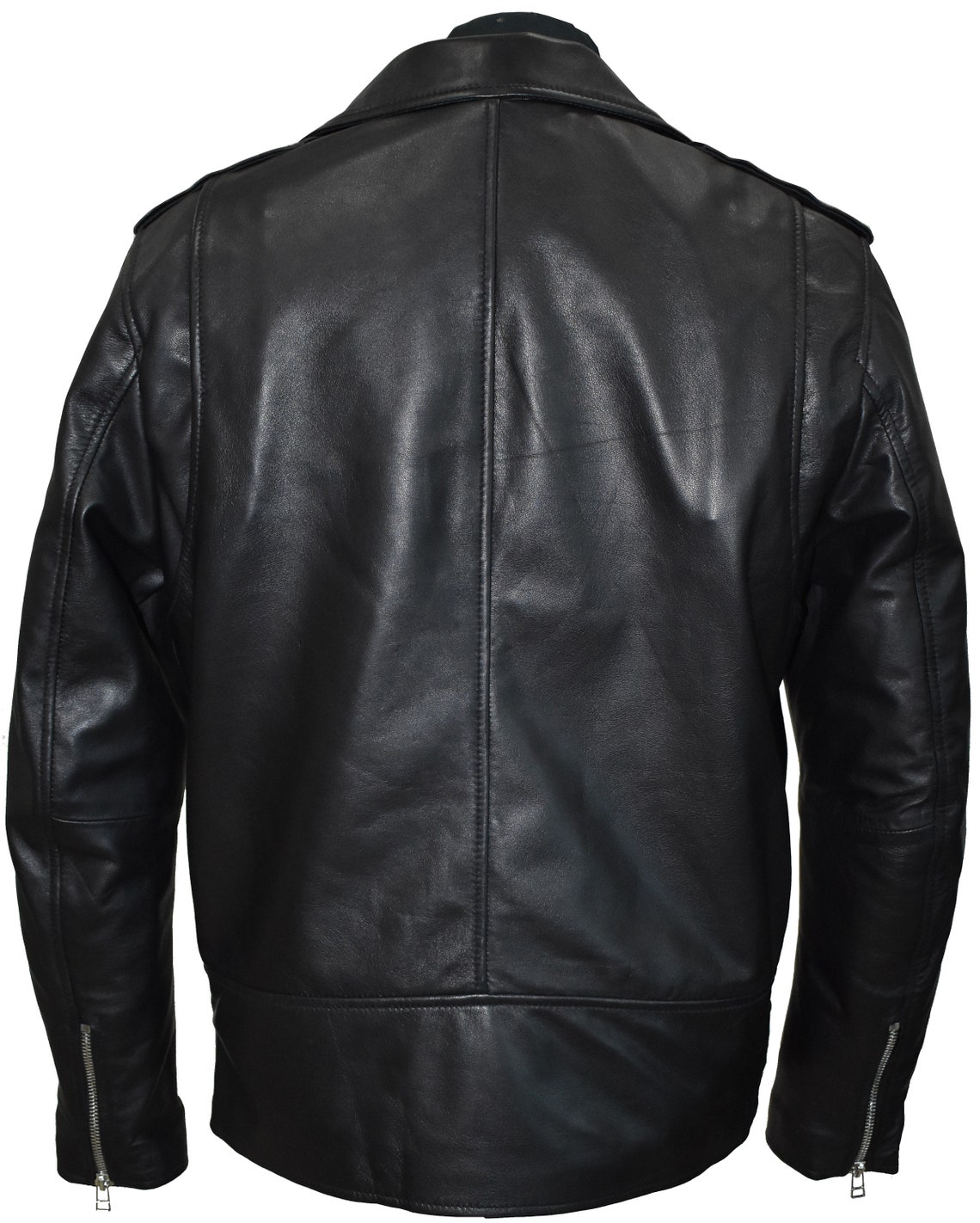 Men Leather Biker Jacket Biker Leather Jacket Leather - Etsy